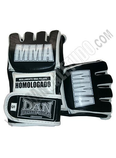 GUANTILLAS MMA DAN HOMOLOGADO FELODA 2016 NEGRO PG