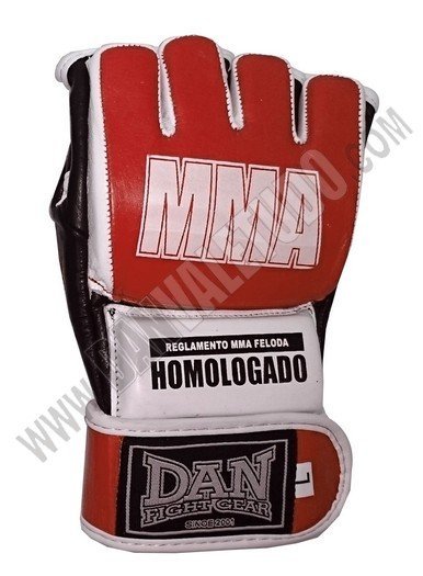 GUANTILLAS MMA DAN HOMOLOGADO FELODA 2016 ROJO PG - Imagen 3