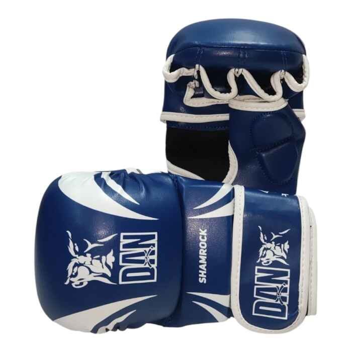 GUANTILLAS MMA DAN SHAMROCK AZUL/BLANCO - Imagen 2
