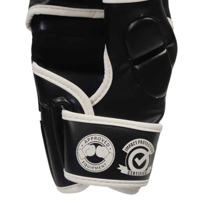 GUANTILLAS MMA DAN SHAMROCK NEGRO/BLANCO - Imagen 6