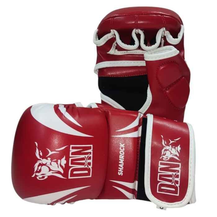 GUANTILLAS MMA DAN SHAMROCK ROJO/BLANCO - Imagen 2