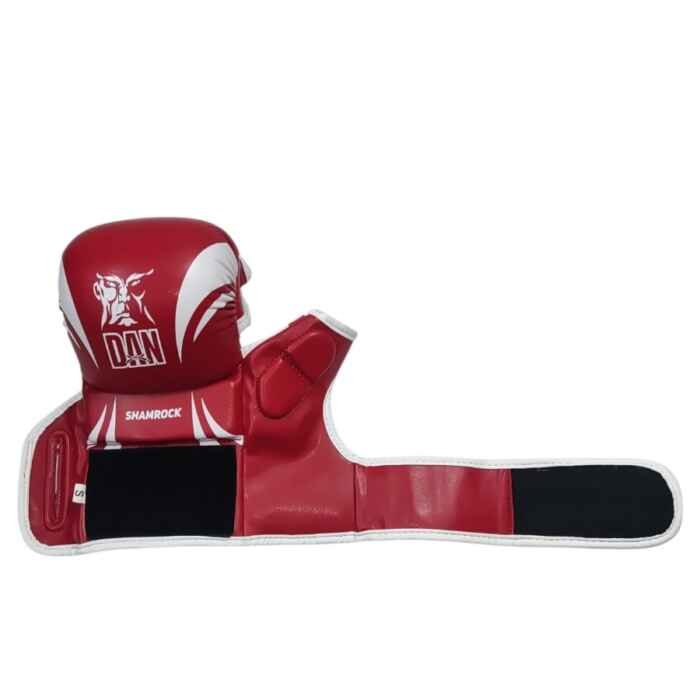 GUANTILLAS MMA DAN SHAMROCK ROJO/BLANCO - Imagen 3
