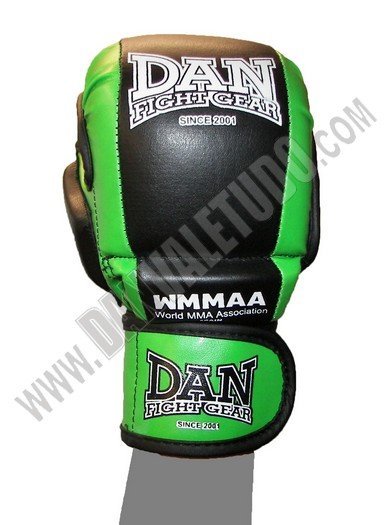 GUANTILLAS MMA DAN WORLD MMA ASSOCIATION SPAIN VERDE/NEGRO - Imagen 5