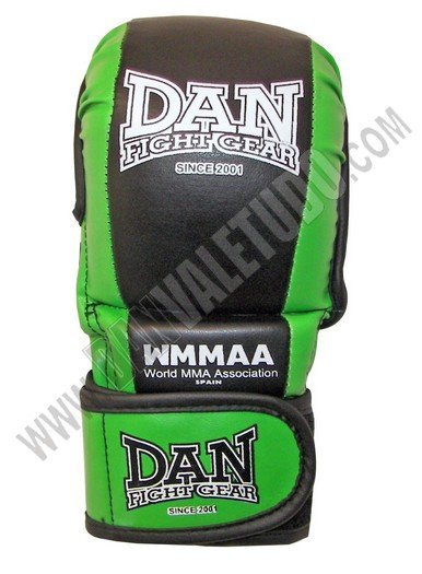 GUANTILLAS MMA DAN WORLD MMA ASSOCIATION SPAIN VERDE/NEGRO - Imagen 6