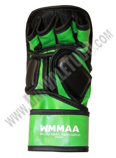 GUANTILLAS MMA DAN WORLD MMA ASSOCIATION SPAIN VERDE/NEGRO - Imagen 8