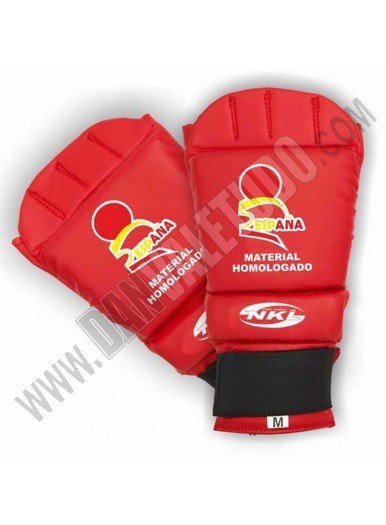 GUANTILLAS JIU JITSU NKL RFEJYDA HOMOLOGADA ROJO