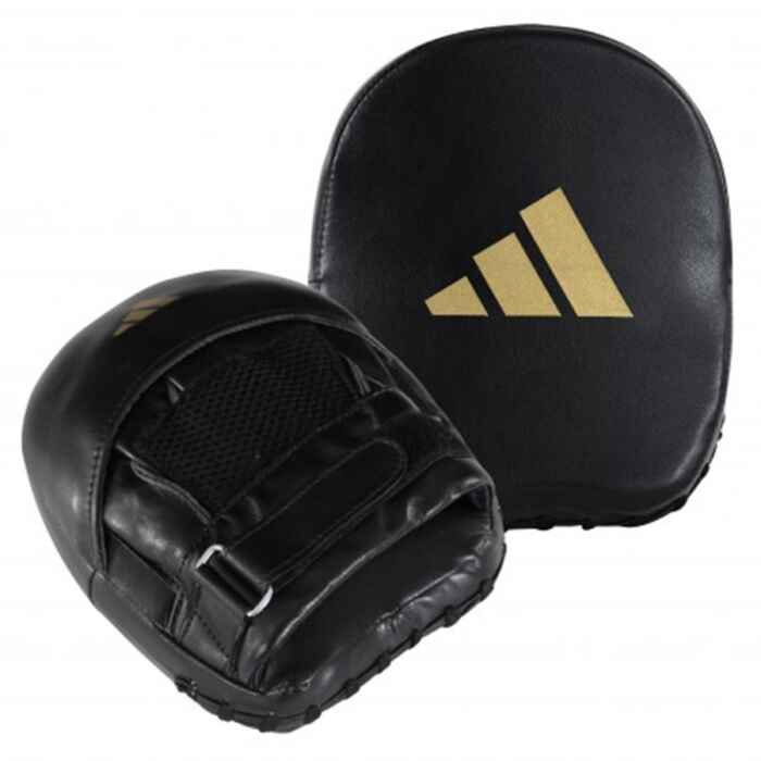 MANOPLAS ADIDAS PEQUEÑAS NEGRO/DORADO 18x16x5 cm
