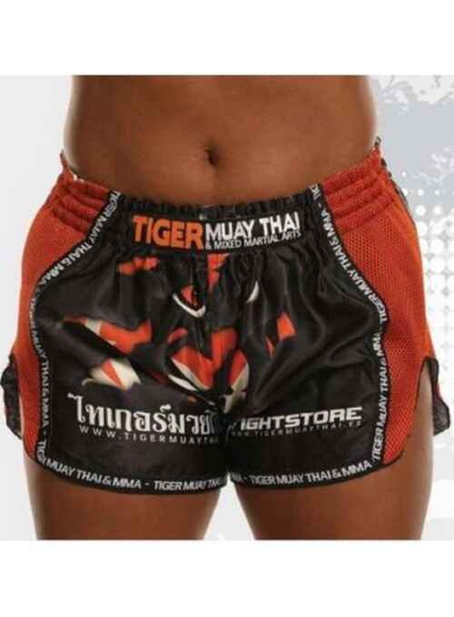 PANTALON BRUISER TIGER KIDS MUAY THAI & KICK BOXING NARANJA