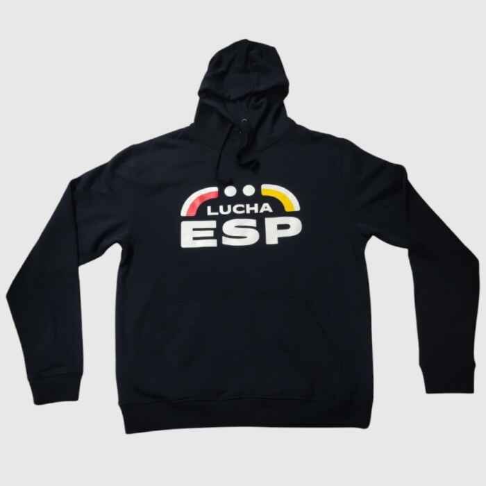 SUDADERA CON CAPUCHA ROLY LUCHA ESP MERCHANDISING AZUL MARINO