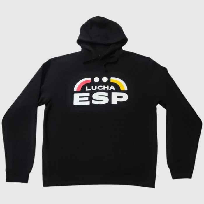 SUDADERA CON CAPUCHA ROLY LUCHA ESP MERCHANDISING NEGRO
