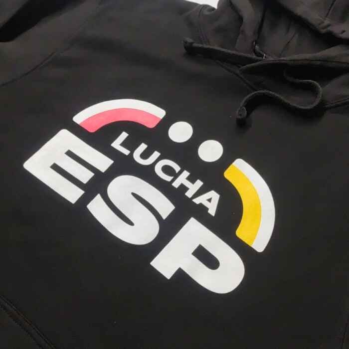 SUDADERA CON CAPUCHA ROLY LUCHA ESP MERCHANDISING NEGRO - Imagen 2