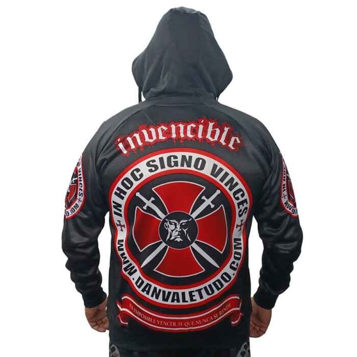 SUDADERA CON CAPUCHA Y CREMALLERA  DAN TEMPLARIO INVENCIBLE - Imagen 5