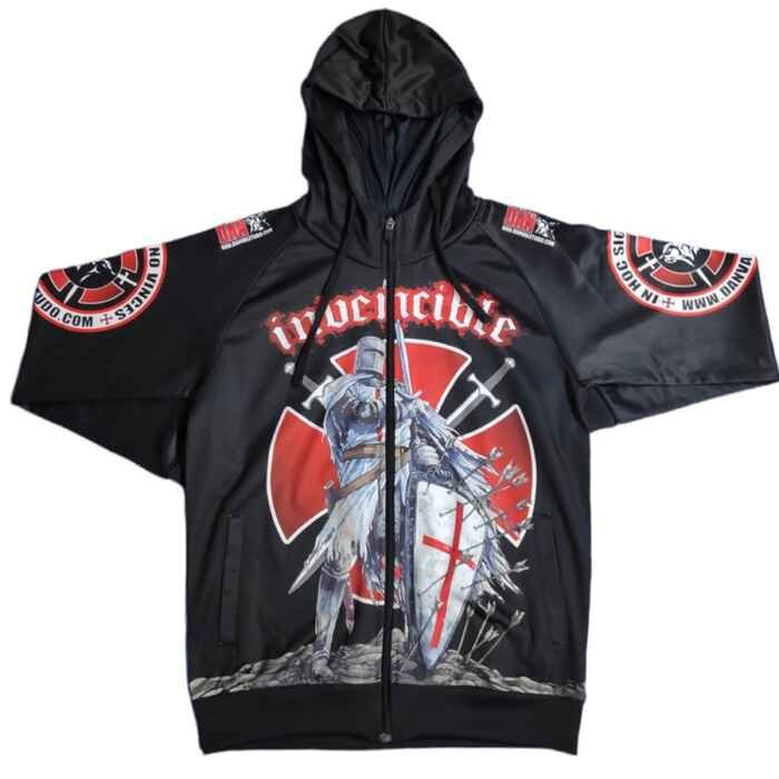 SUDADERA CON CAPUCHA Y CREMALLERA  DAN TEMPLARIO INVENCIBLE - Imagen 6