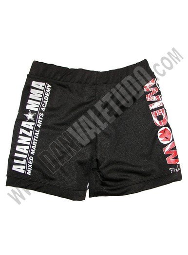 SHORT NEGRO WIDOW ALIANZA CHUTE BOXE - Imagen 2