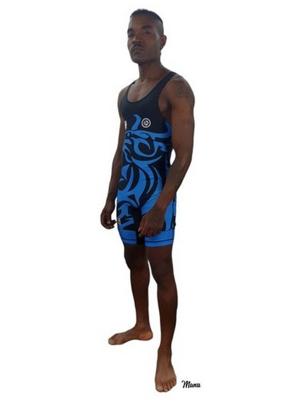 MALLOT LUCHA DAN TORO 2018 AZUL/NEGRO
