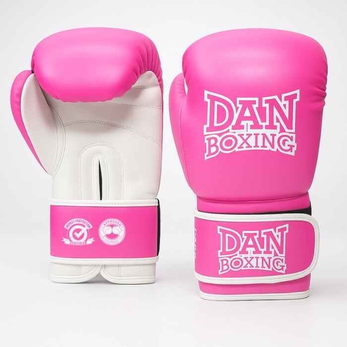 GUANTES DANboxing KEISUKE ROSA/BLANCO - Imagen 2