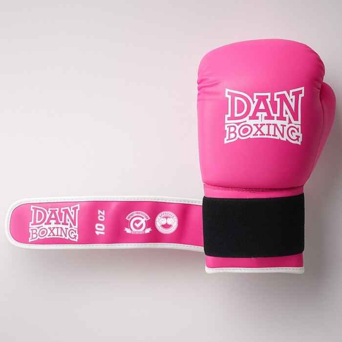 GUANTES DANboxing KEISUKE ROSA/BLANCO - Imagen 4