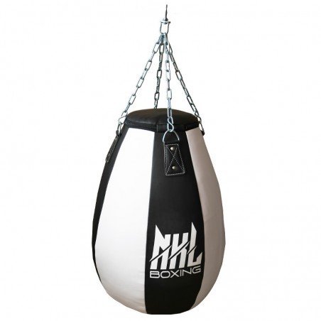 SACO DE BOXEO MAIZ NKL NEGRO/BLANCO 45KG