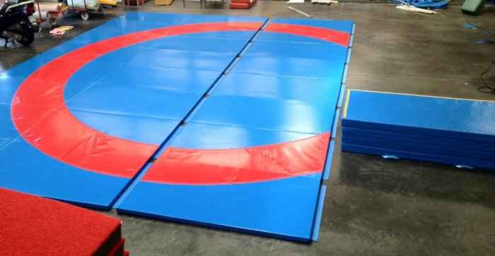 TAPIZ LUCHA MG SPORT DESMONTABLE 6x6mx4cm