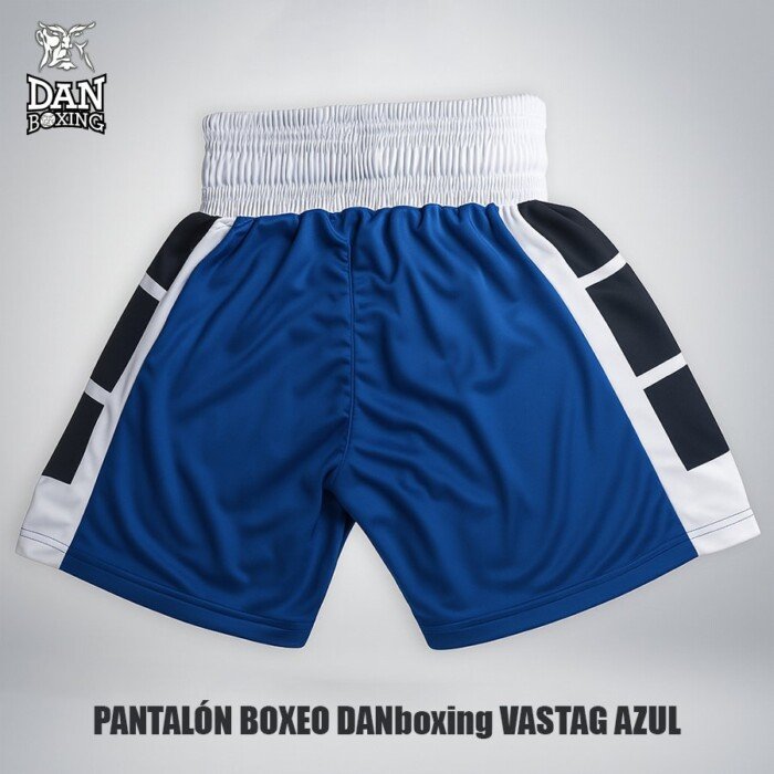 PANTALON BOXEO DANboxing VASTAG AZUL - Imagen 2