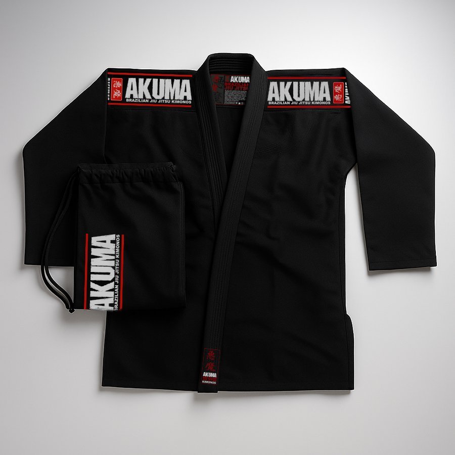 KIMONO BJJ AKUMA MAEDA NEGRO 450GR