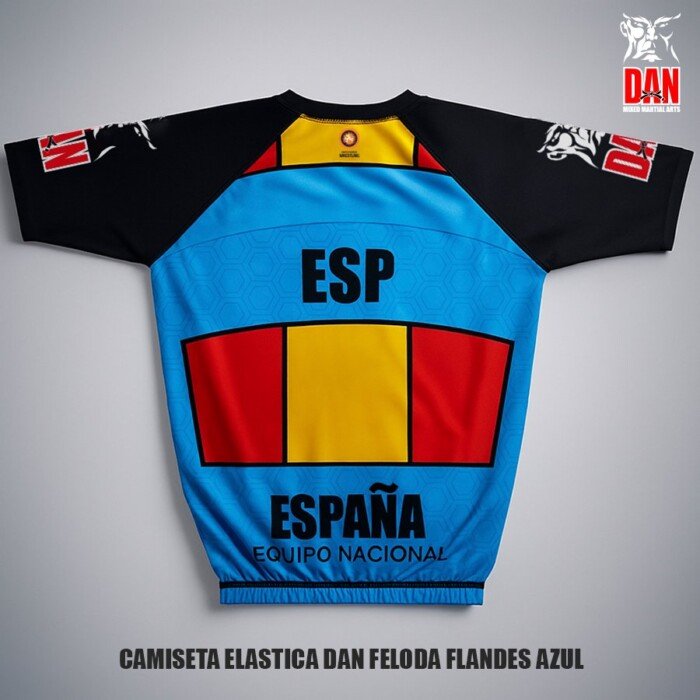 CAMISETA ELASTICA DAN FELODA FLANDES AZUL - Imagen 3