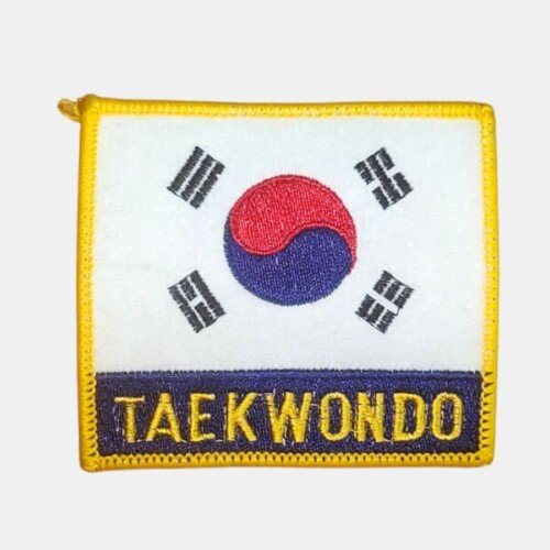ESCUDO BANDERA KOREA TAEKWONDO