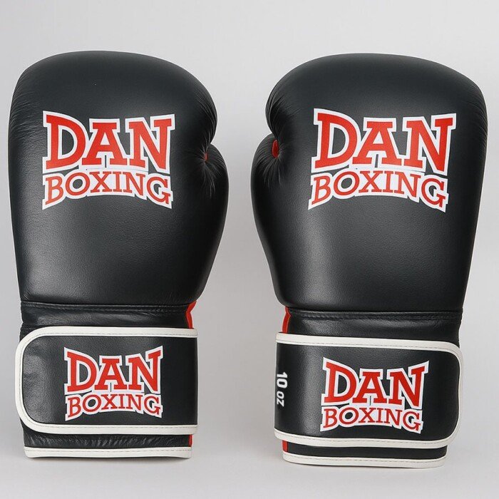 GUANTES DANboxing EVANGELISTA PIEL NEGRO - Imagen 2