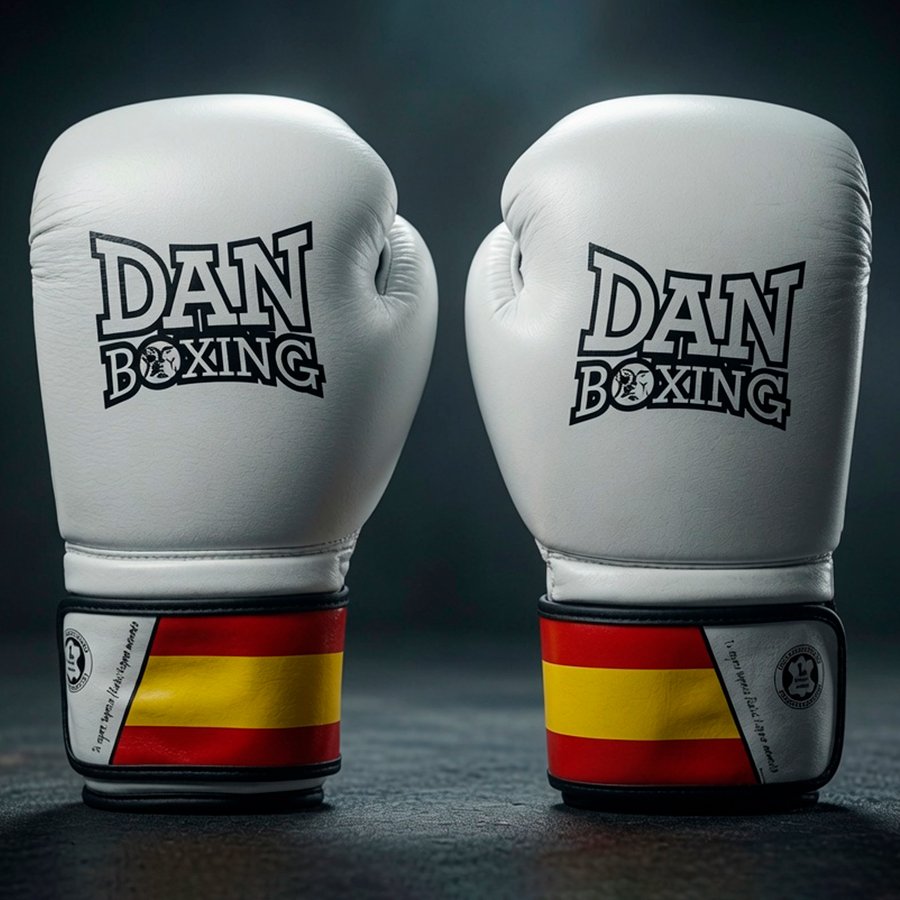 GUANTES DANboxing VELAZQUEZ PIEL BLANCO/NEGRO - Imagen 5