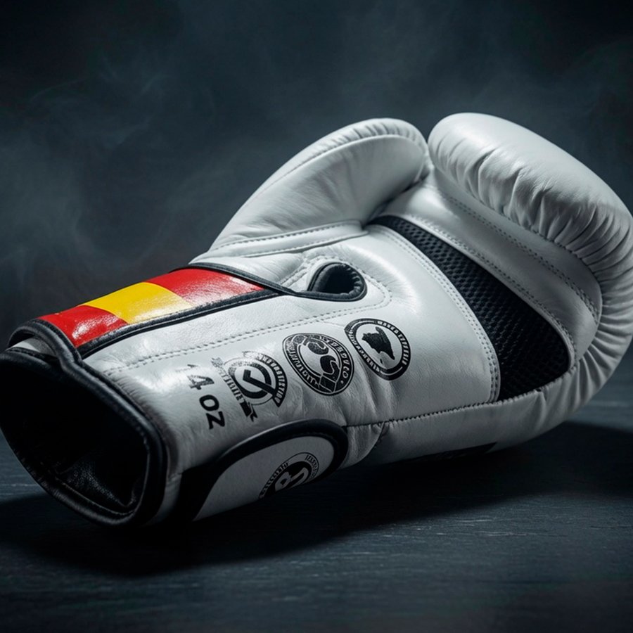 GUANTES DANboxing VELAZQUEZ PIEL BLANCO/NEGRO - Imagen 8