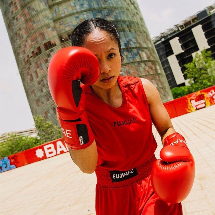PANTALON BOXEO FUJIMAE FW ROJO - Imagen 5