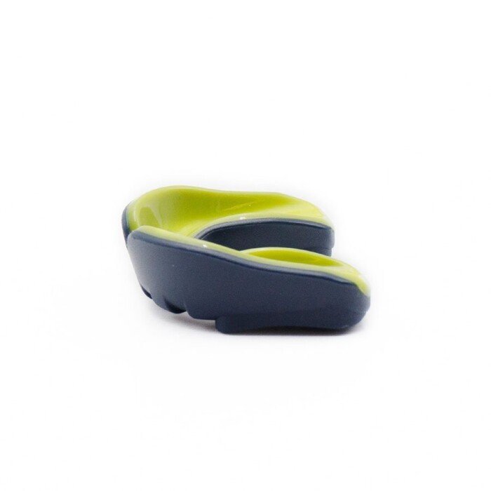 BUCAL SIMPLE FUJIMAE 2 CAPAS COLORS LITE AZUL NAVY/AMARILLO NEON - Imagen 3