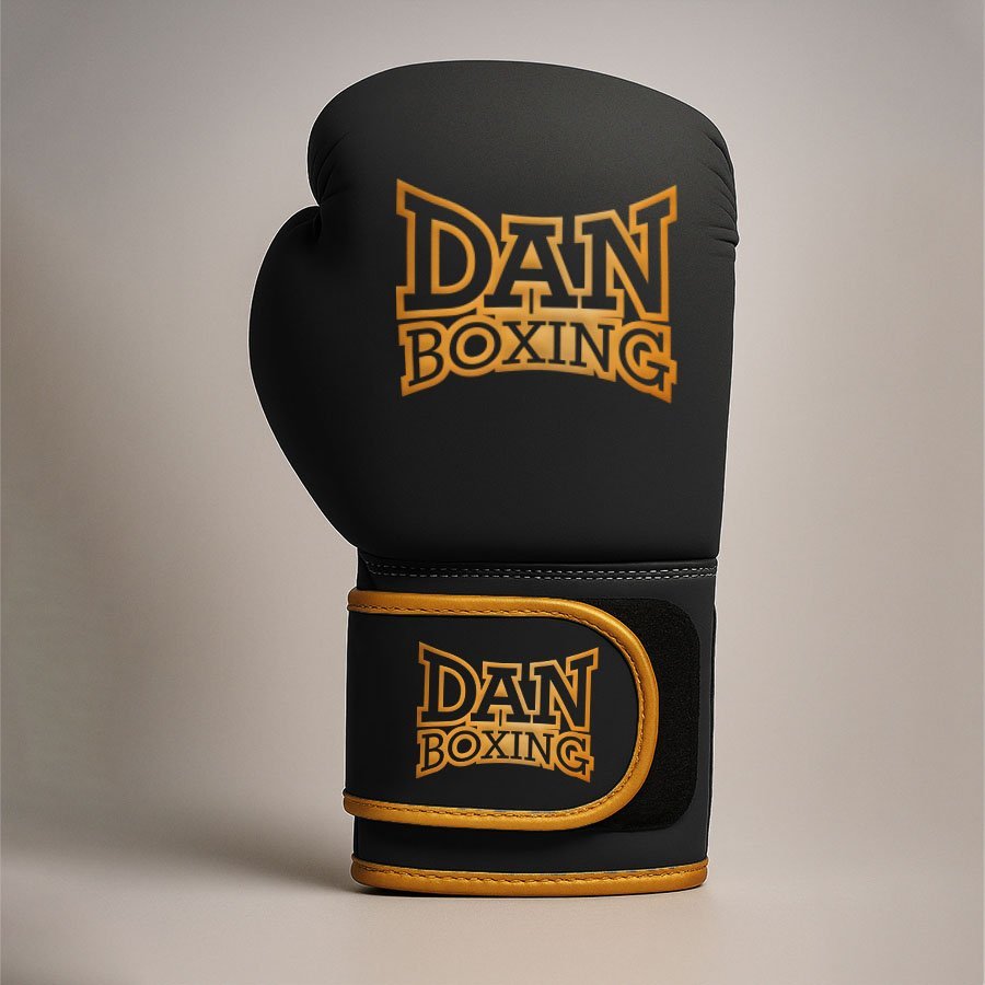 GUANTES DANboxing SPANGER NEGRO/DORADO - Imagen 2
