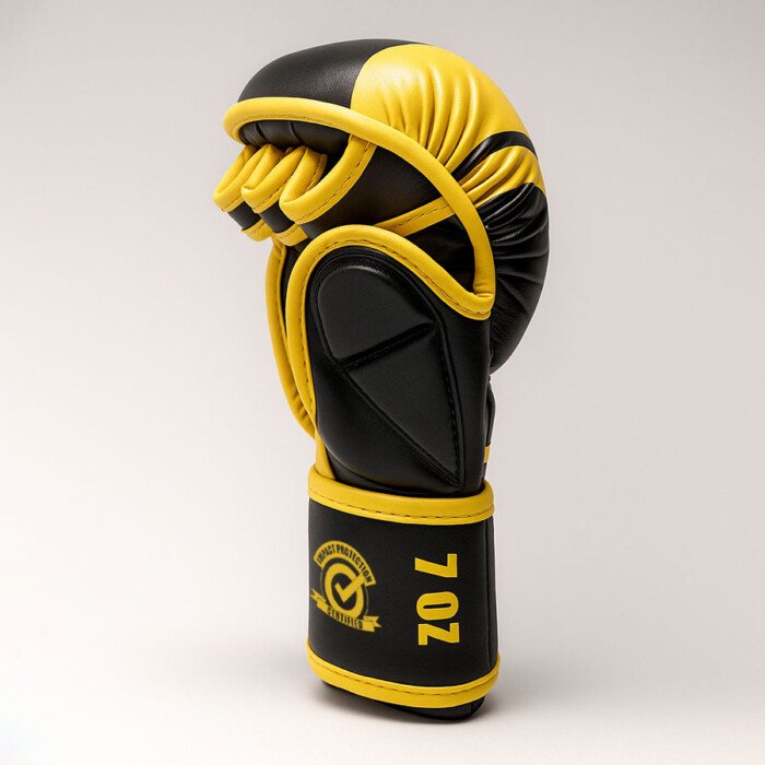 GUANTILLAS MMA DAN HARRISON NEGRA/AMARILLA - Imagen 3