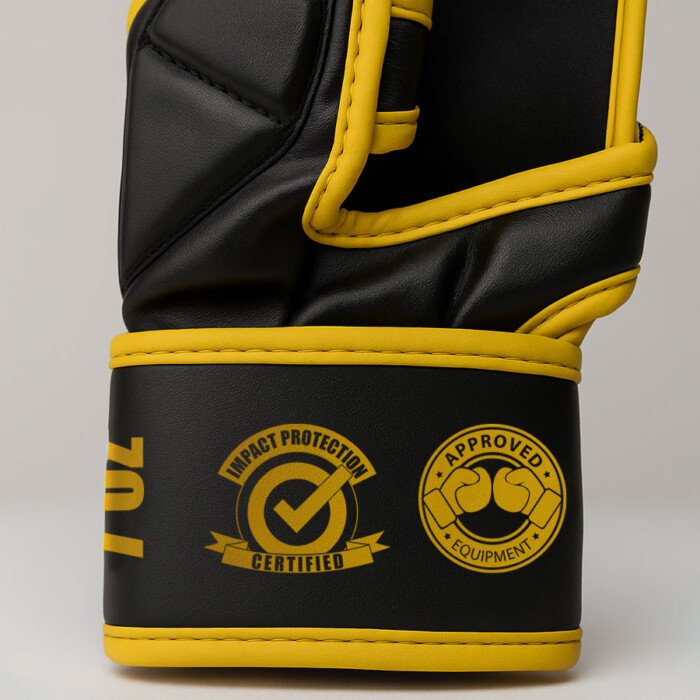 GUANTILLAS MMA DAN HARRISON NEGRA/AMARILLA - Imagen 4