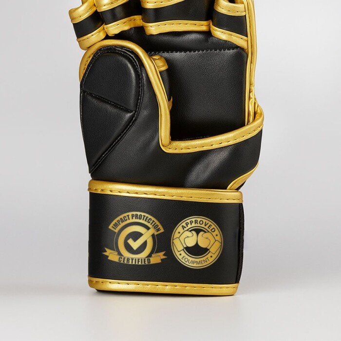 GUANTILLAS MMA DAN HARRISON NEGRA/DORADA - Imagen 4