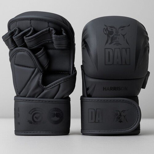 GUANTILLAS MMA DAN HARRISON NEGRO/NEGRO