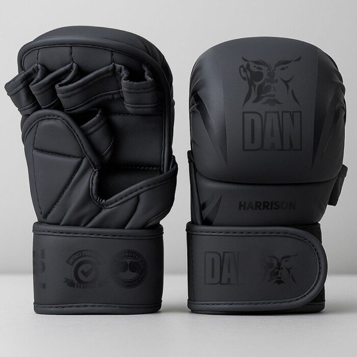 GUANTILLAS MMA DAN HARRISON NEGRO/NEGRO