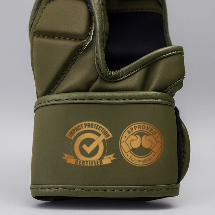 GUANTILLAS MMA DAN HARRISON VERDE/DORADA - Imagen 4