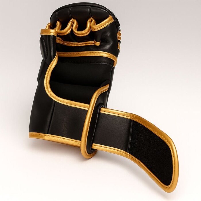 GUANTILLAS MMA DAN SHAMROCK NEGRO/DORADO - Imagen 8