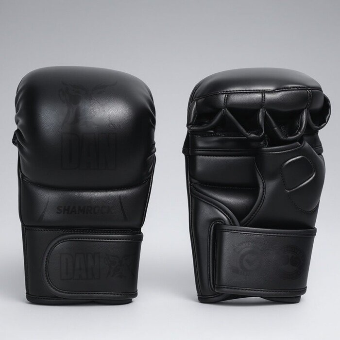 GUANTILLAS MMA DAN SHAMROCK NEGRO/NEGRO