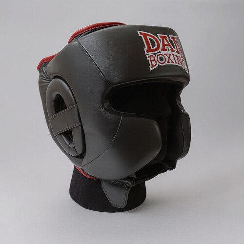 CASCO POMULOS DANboxing EVANDER NEGRO/ROJO