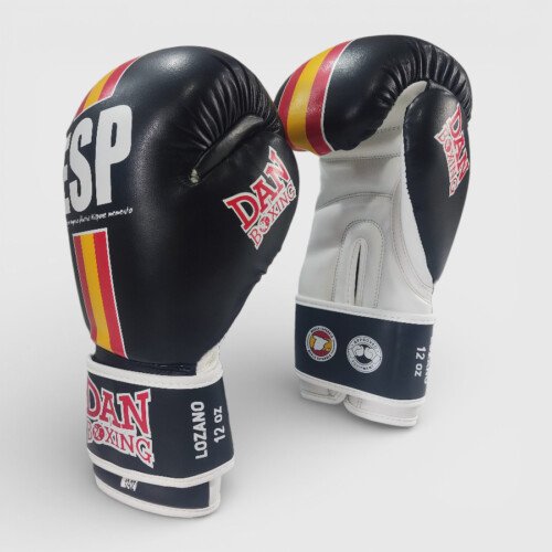 GUANTES DANboxing LOZANO NEGRO