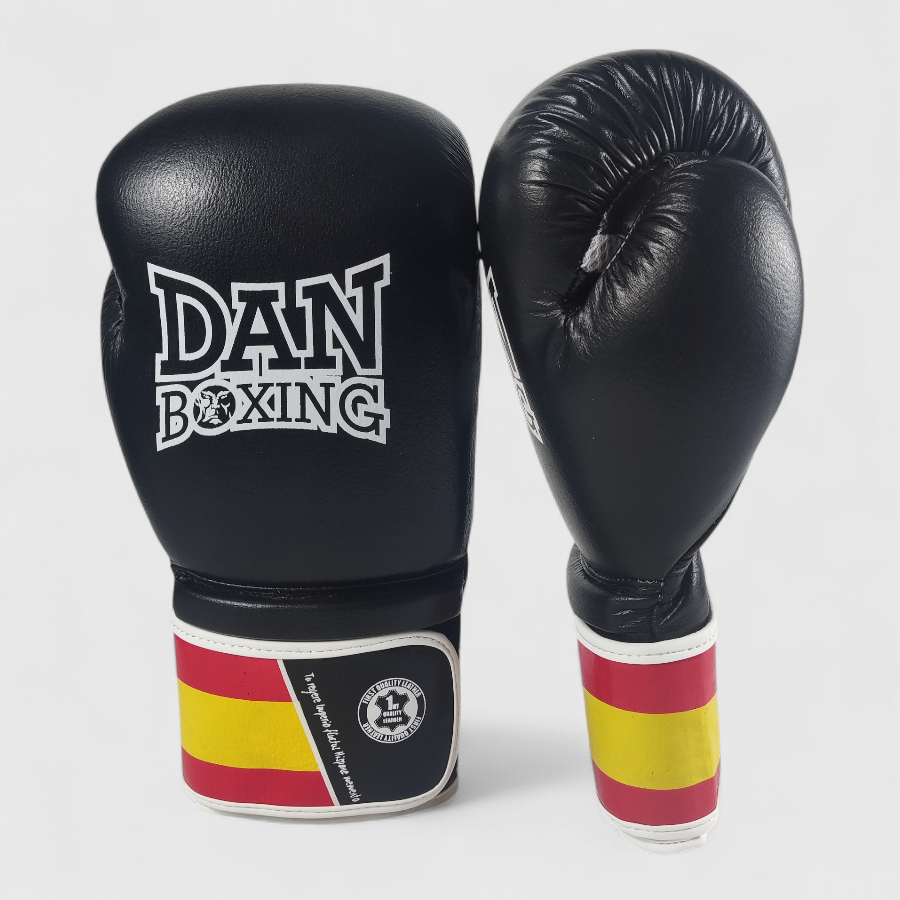 GUANTES DANboxing VELAZQUEZ PIEL NEGRO/BLANCO - Imagen 12