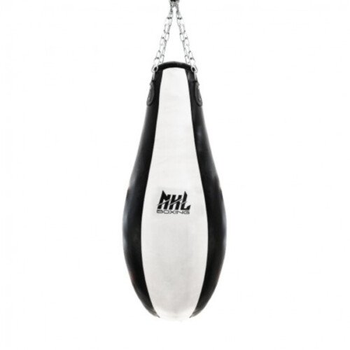 SACO DE BOXEO NKL TEAR DROP BLANCO/NEGRO