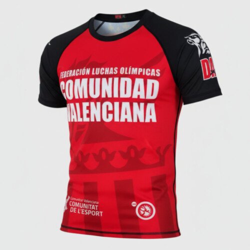 CAMISETA ELASTICA DAN VALENTIA ROJA