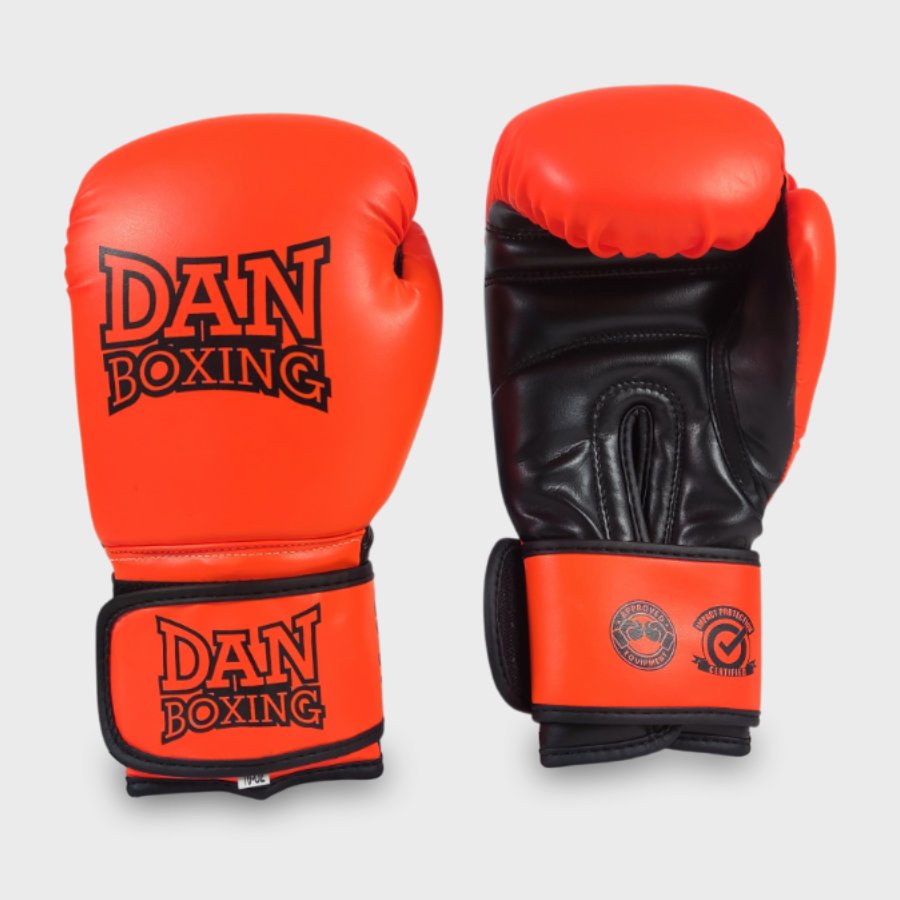 GUANTES DANboxing KEIKOTO NARANJA FLUOR - Imagen 3