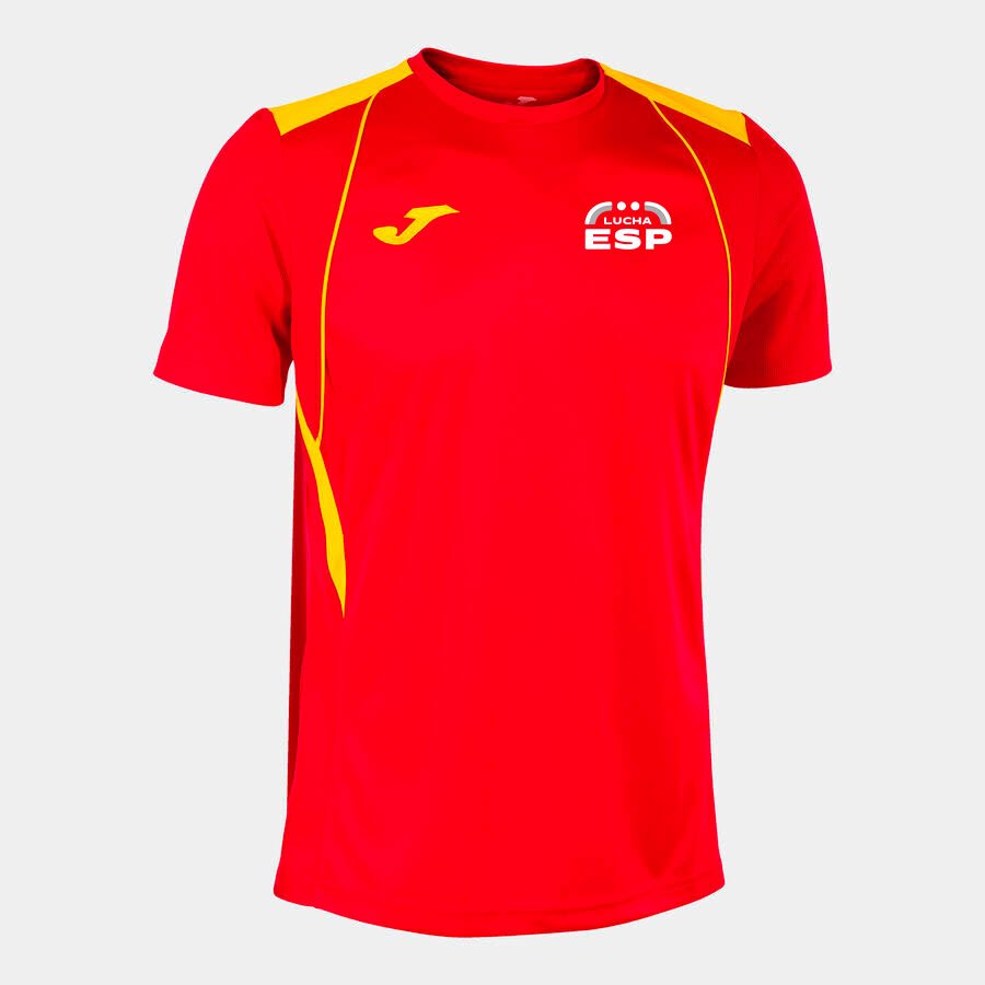 CAMISETA JOMA FELODA CHAMPIONSHIP VII ROJO/AMARILLO
