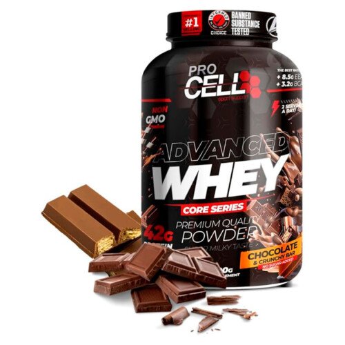 PROTEINA PRO CELL WHEY CHOCOLATE & CRUNCHY BAR 900GR