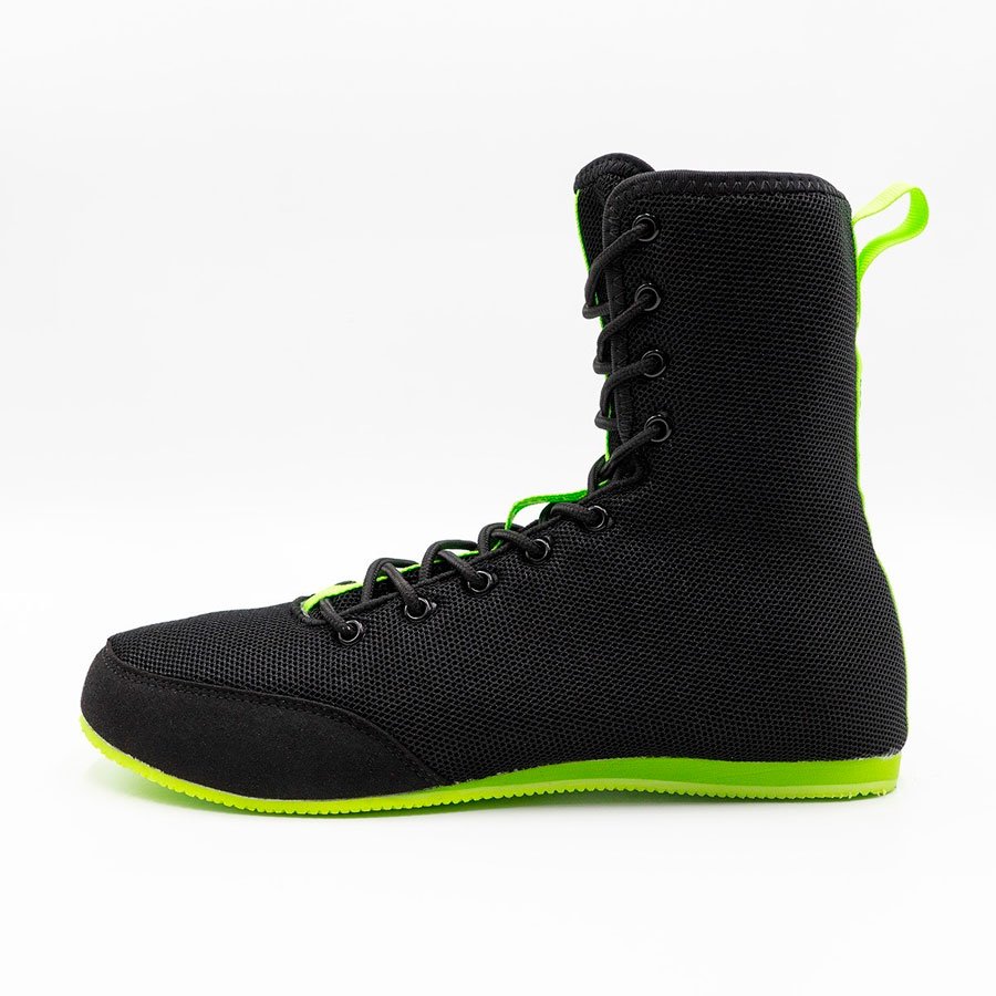 BOTAS BOXEO FUJIMAE CHALLENGER HI-TOP NEGRO/AMARILLO BOTAS BOXEO FUJIMAE CHALLENGER HI-TOP NEGRO/AMARILLO